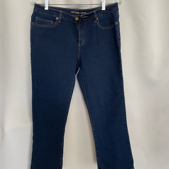 Micheal Kors, 3/4 , dark blue jeans, size 6 - Picture 2 of 3